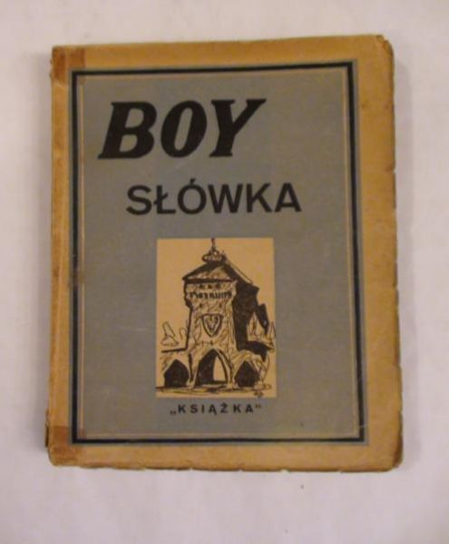Boy Tadeusz - Słówka, 1947( ?)