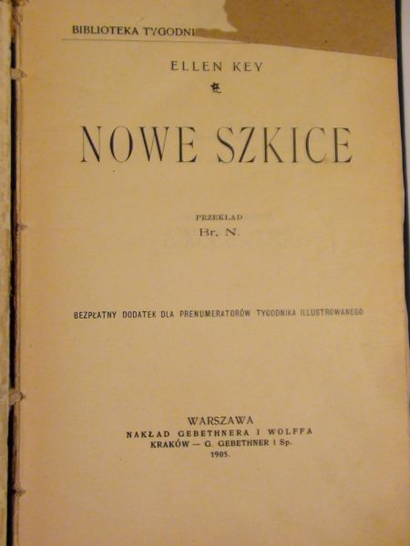 Nowe szkice  1905