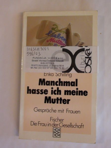 Manchmal hasse ich meine Mutter