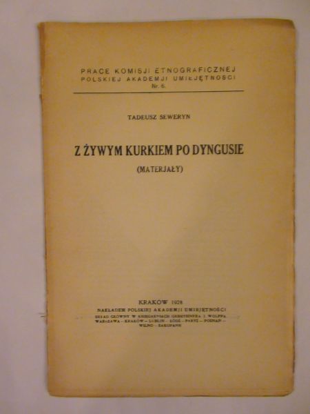 Z żywym kurkiem po dyngusie (Materjały),1928 r.