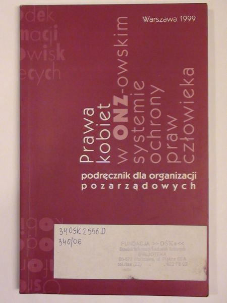 Prawa kobiet w onz-owskim systemie ochrony praw człowieka