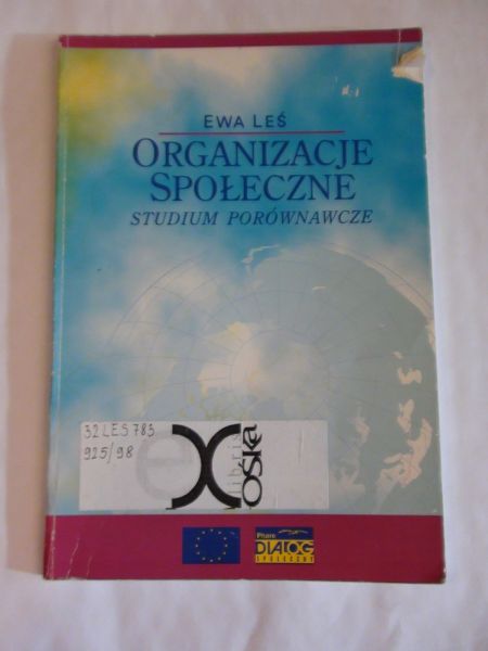 Organizacje społeczne. Studium porównawcze