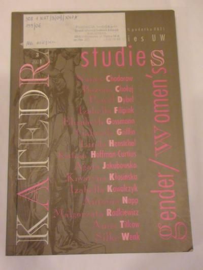 Dybel Paweł - Gender / women's studies UW