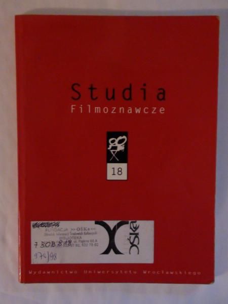 Studia filmoznawcze Część 18
