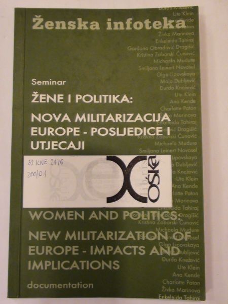 Durda Knezevic - Seminar Zene  i politika
