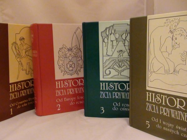Historia życia prywatnego - Tomy 1, 2, 3, 5