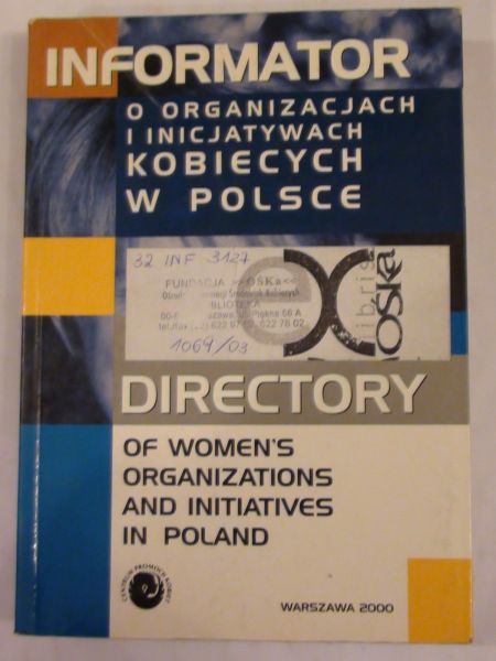 Biłas Agata, Nawrot Anna (red.) - Informator o organizacjach i inicjatywach kobiecych w Polsce