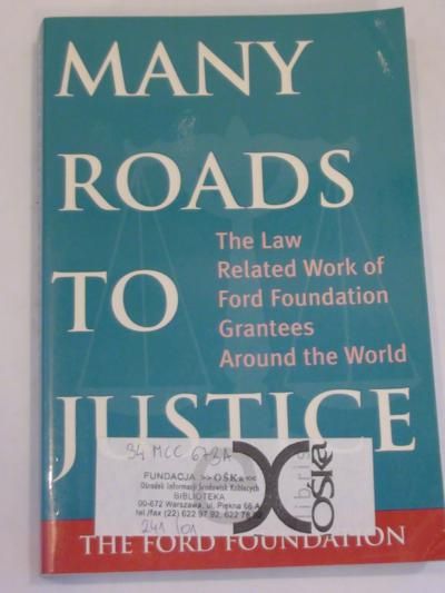 McClymont Mary, Golup Stephen - Many roads to justice