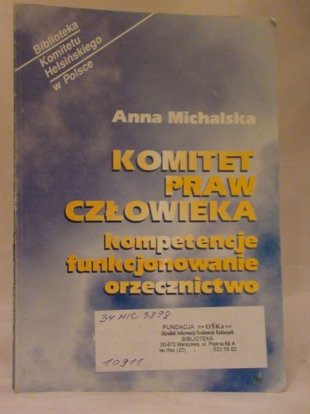 Michalska Anna  - Komitet praw człowieka