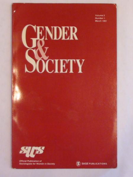 Cender & Society, volume 5 number1