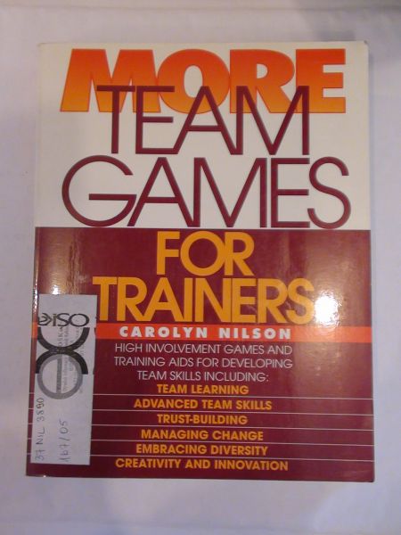More Team Games for Trainers
