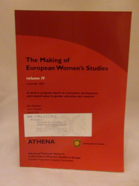 The Making of European Women's Studies  vol.IV 2002