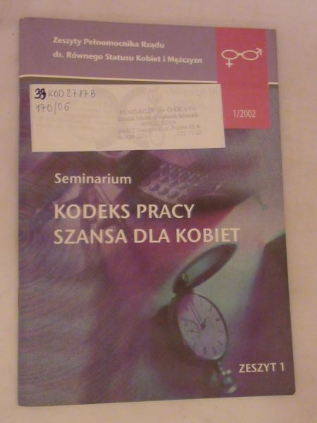 Kodeks pracy szansa dla kobiet