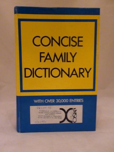 Concise Family Dictionary