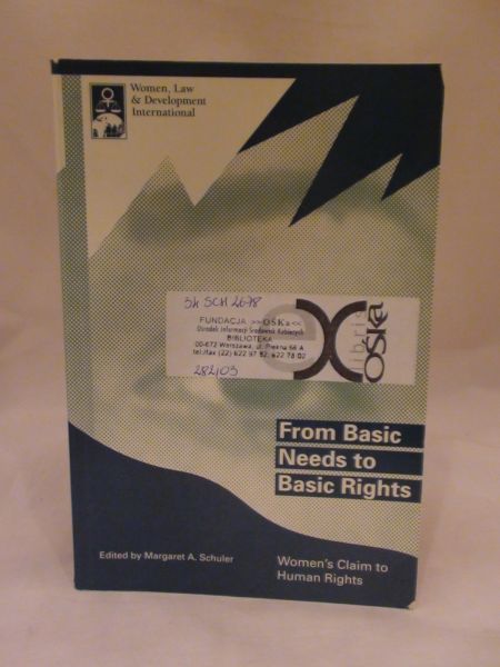 Margaret Schuler - From basic needs to basic rights