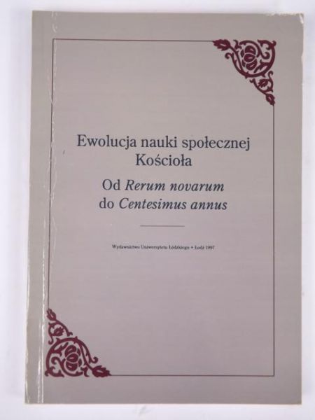 Ewolucja nauki społecznej Kościoła