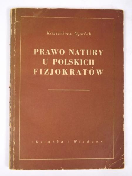 Prawo natury u polskich fizjokratów