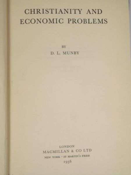 Christianity and Economic Problems