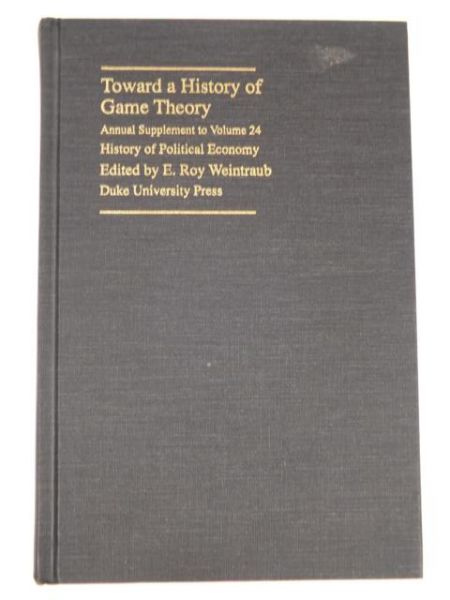 Toward a History of Game Theory