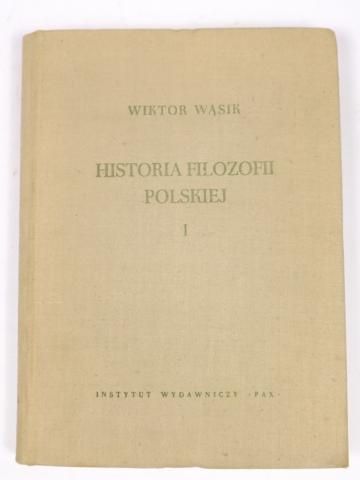 Historia filozofii polskiej, Tom I