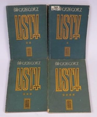 Listy Tom I - IV komplet