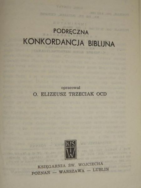 Podręczna konkordancja biblijna