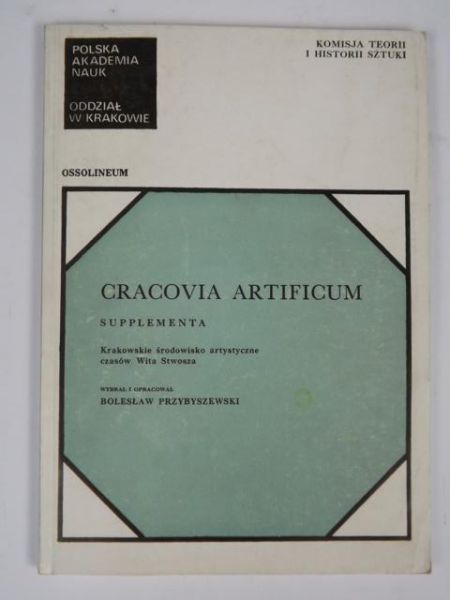 Cracovia artificum. Supplementa