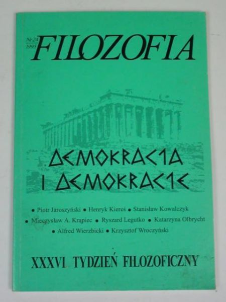 Filozofia, Nr 24 1995 r.
