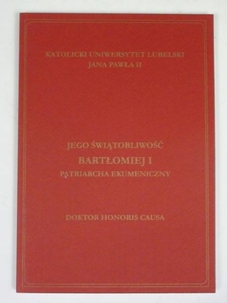 Jego Świątobliwość Bartłomiej I