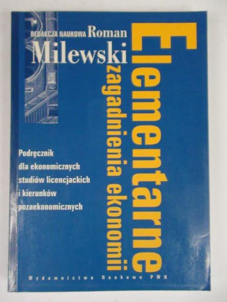 Elementarne zagadnienia ekonomii