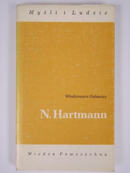 Galewicz Włodzimierz - N. Hartmann