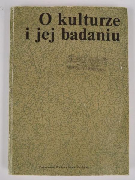 O kulturze i jej badaniu