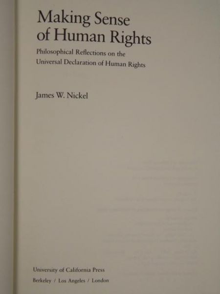 Making Sens of Human Rights