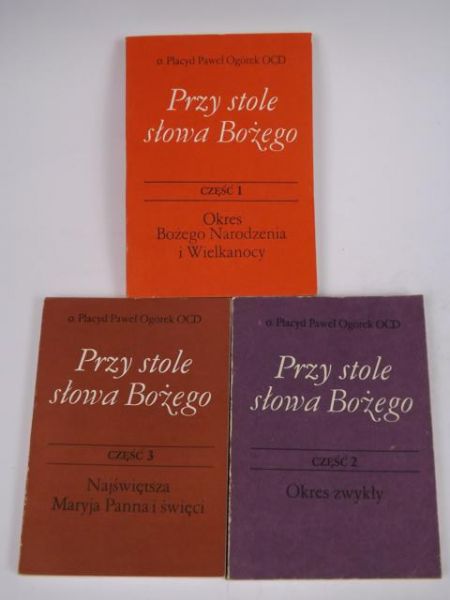 Przy stole Słowa Bożego, 3 książki