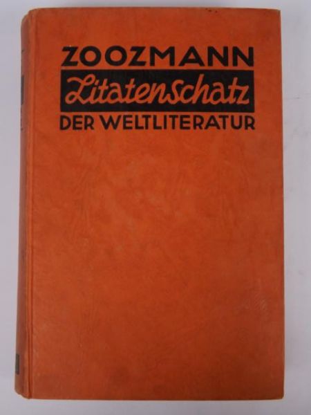 Zitatenschatz der Weltliteratur, 1942 r.