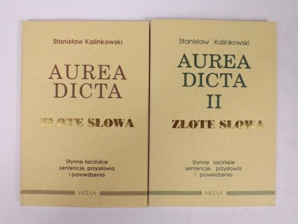 Aurea dicta: Złote słowa, 2 tomy