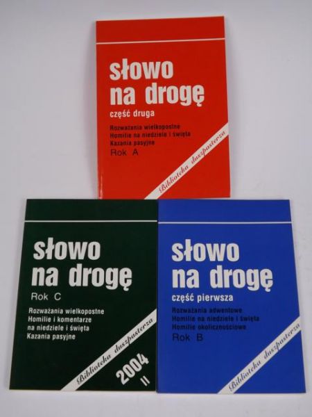 Słowo na drogę, 3 książki