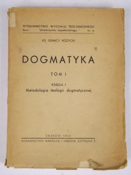 Dogmatyka tom I, księga I, 1947 r.