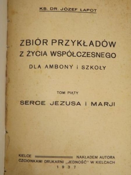 Zbiór przykładów z życia współczesnego, 1937 r.