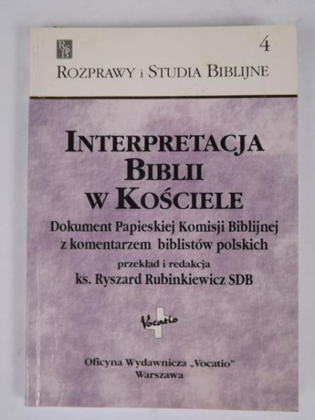 Inspiracja Biblii w Kościele