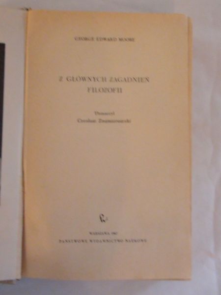 Z głównych zagadnień filozofii
