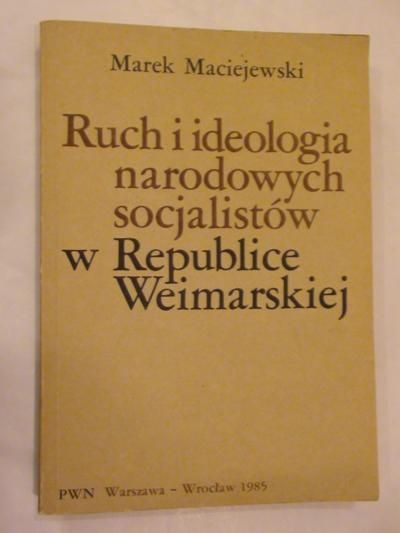 Ruch i ideologia narodowych socjalistów w Republice Weimarskiej