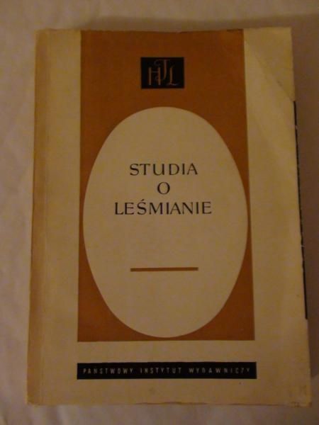 Głowiński Michał (red.) - Studia o Leśmianie