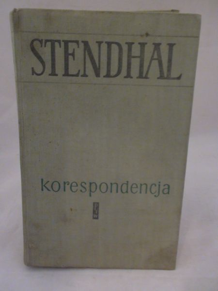 Stendhal - Korespondencja