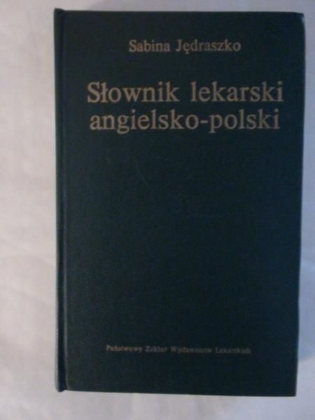 Słownik lekarski angielsko-polski