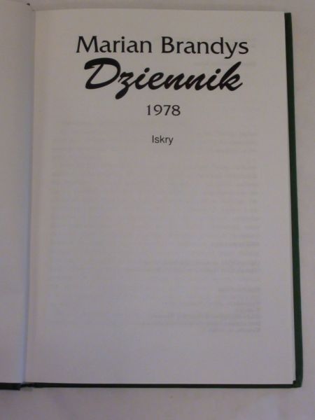 Brandys Marian - Dziennik 1978