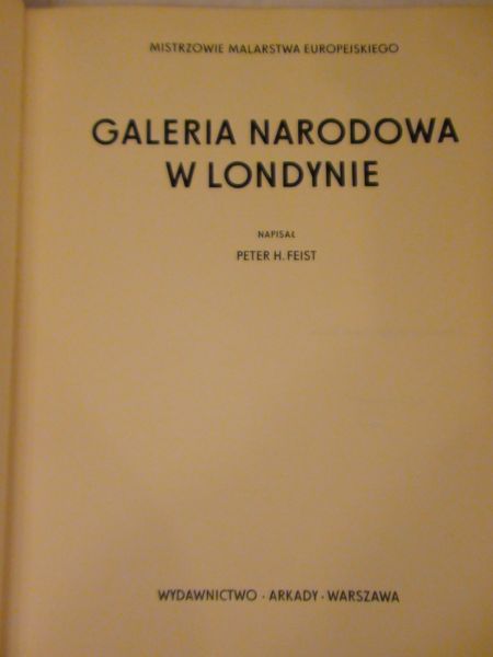 Galeria Narodowa Londyn