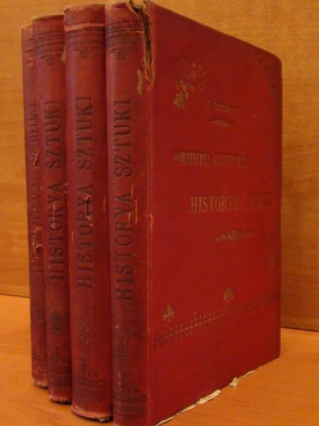 Powszechna Ilustrowana Historya Sztuki 4 tomy