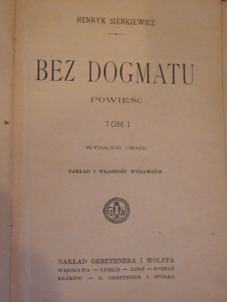 Bez dogmatu T.I-III