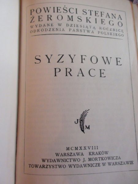 Syzyfowe prace 1928 r.